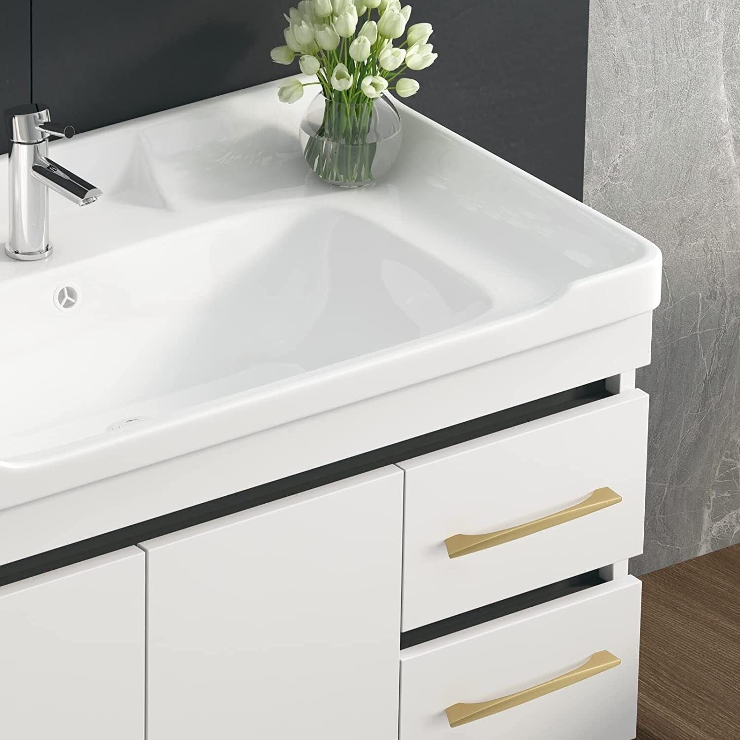 Arch Aluminum Alloy Drawer Pulls for Kitchen