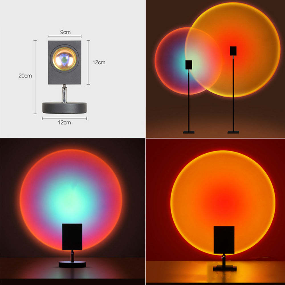 Colorful Sunset Floor Lamp for Living Room -Homdiy