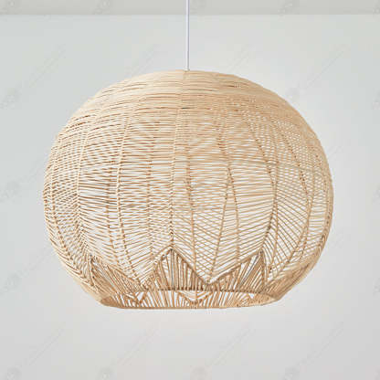 Global Rattan Hanging Ceiling Light Kitchen Island Pendant Lampshade -Homdiy