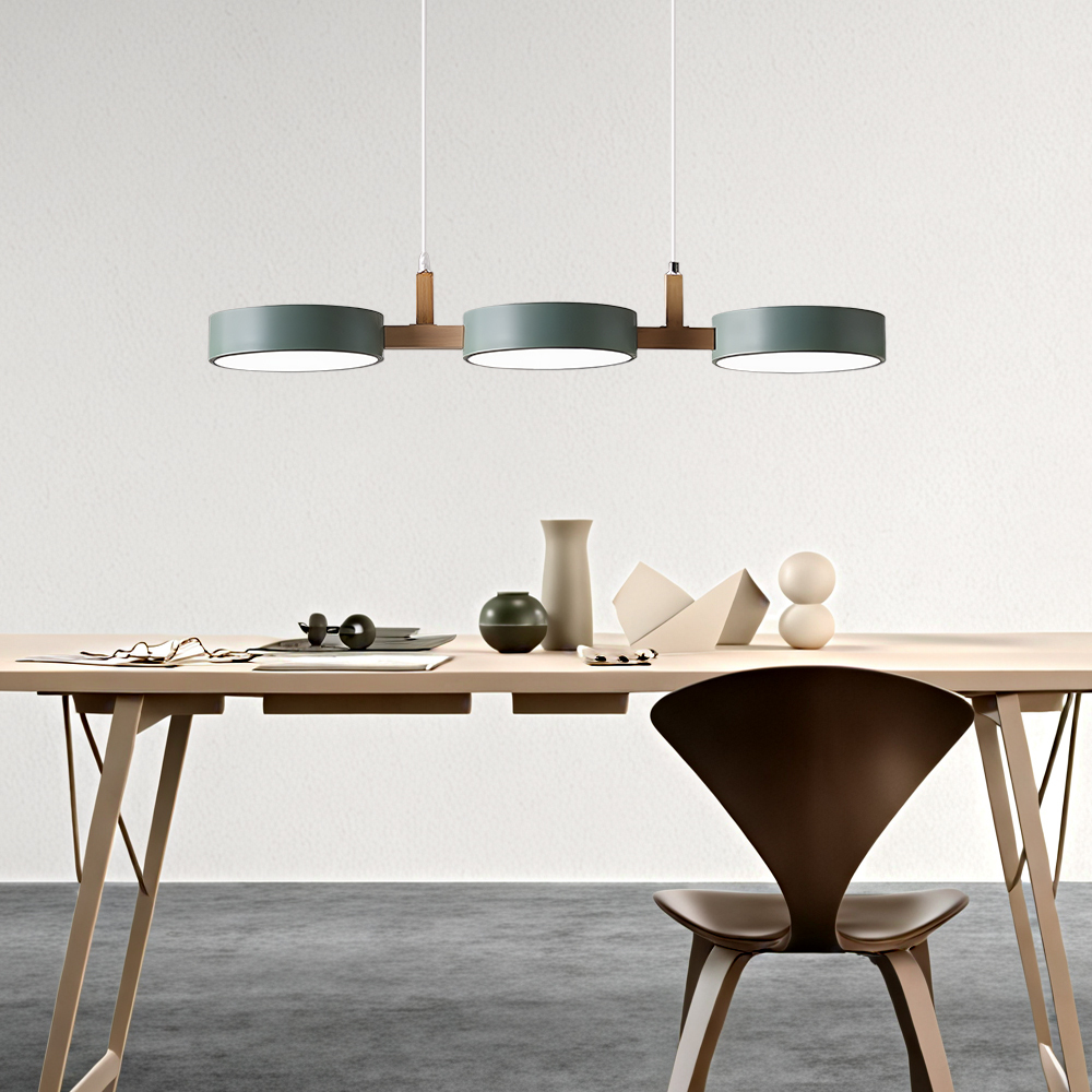 Three Heads Nordic LED Dining Room Pendant Light