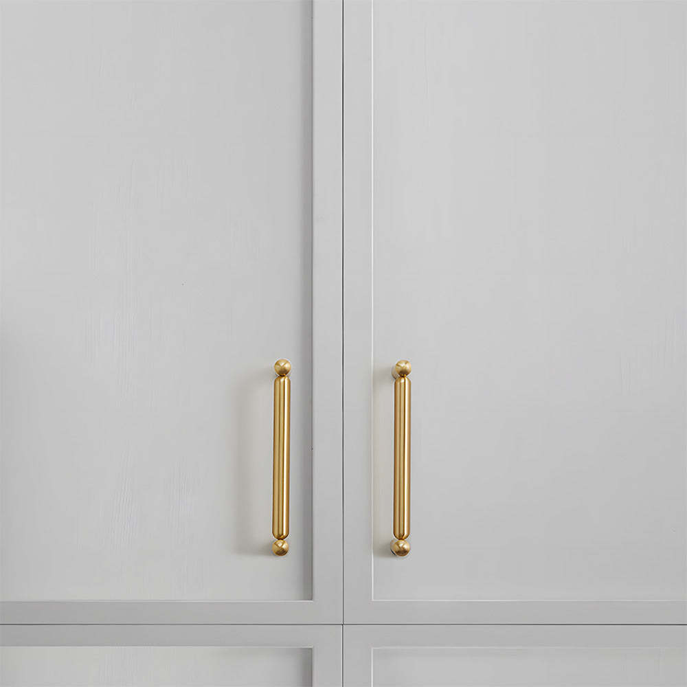 Unique Solid Brass T-Bar Cabinet Pulls