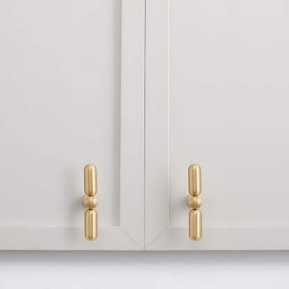 Unique Solid Brass T-Bar Cabinet Pulls