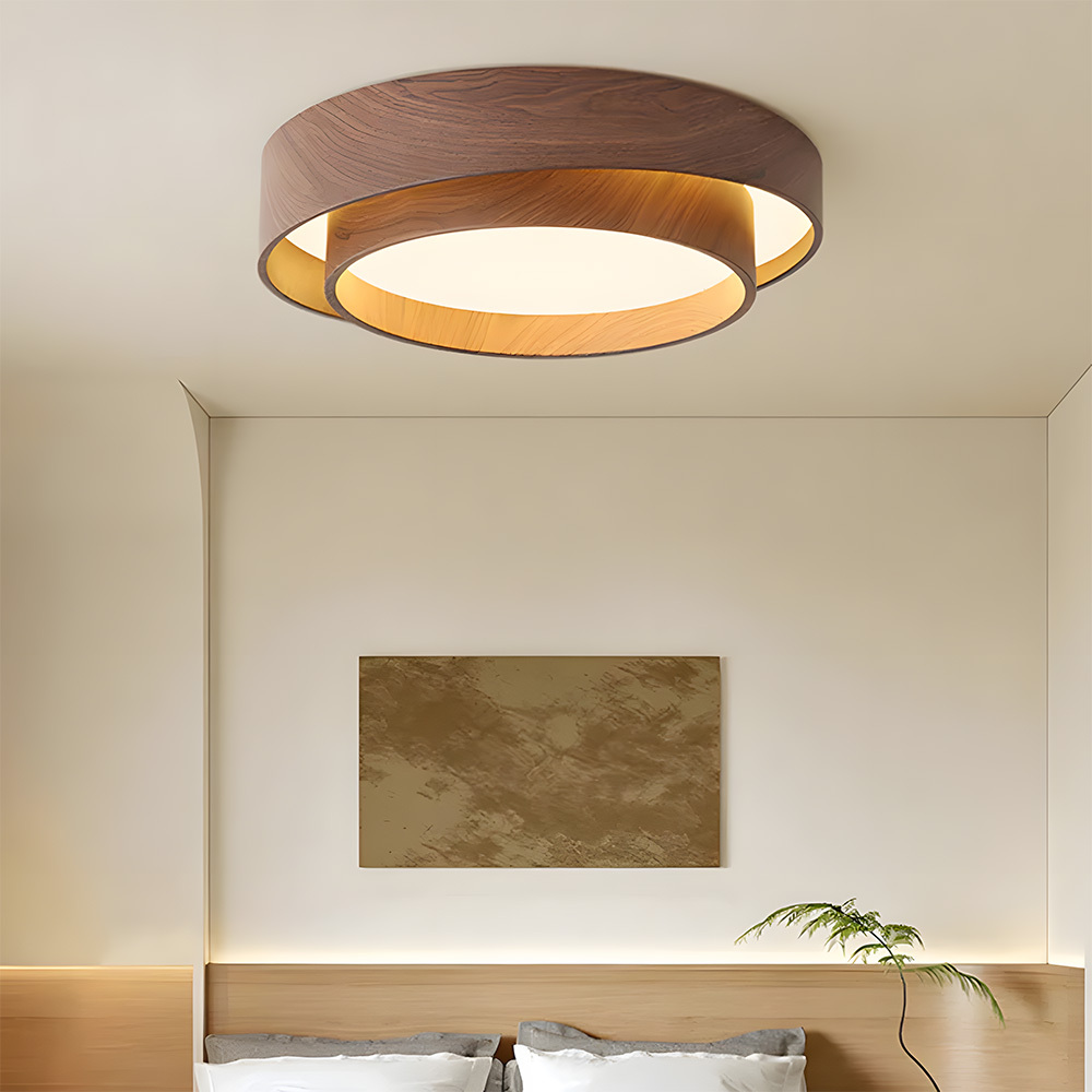Creative Double Layer Round Led Living Room Ceiling Lamp-1