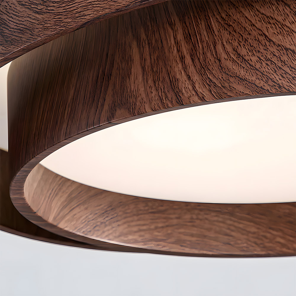 Creative Double Layer Round Led Living Room Ceiling Lamp-9