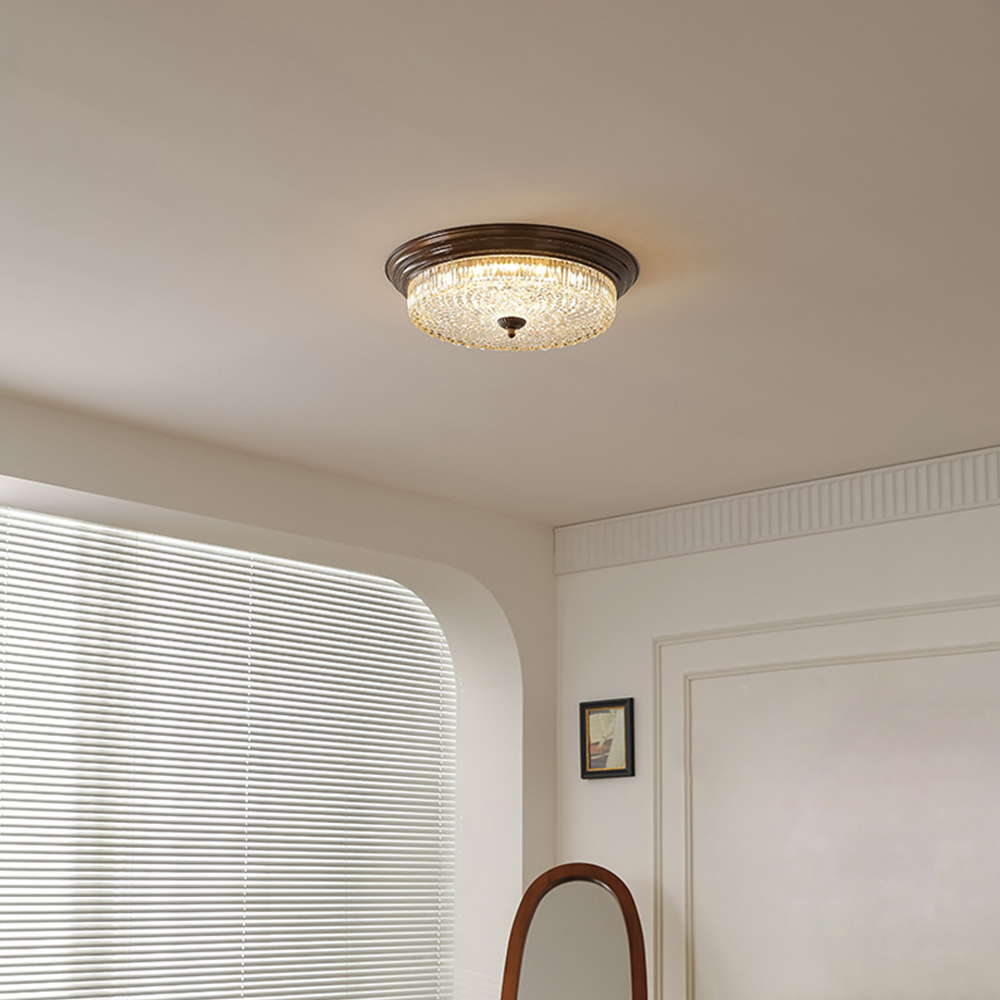 Vintage Minimalist Glass Bedrooms Ceiling Light