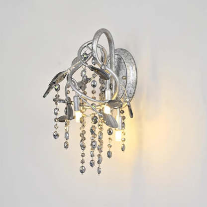 Medieval Autumn Twilight Crystal Wall Sconce -Homdiy