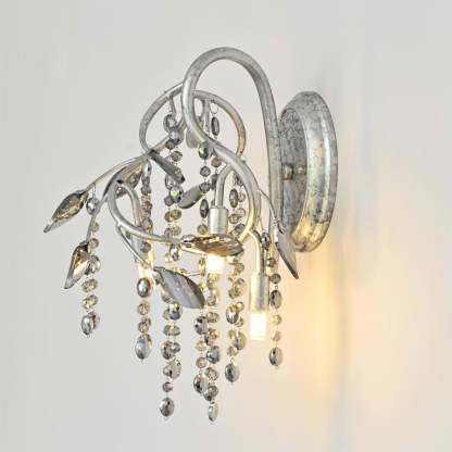 Medieval Autumn Twilight Crystal Wall Sconce -Homdiy