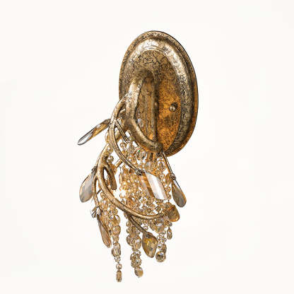 Medieval Autumn Twilight Crystal Wall Sconce -Homdiy