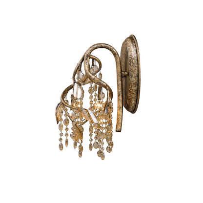 Medieval Autumn Twilight Crystal Wall Sconce -Homdiy
