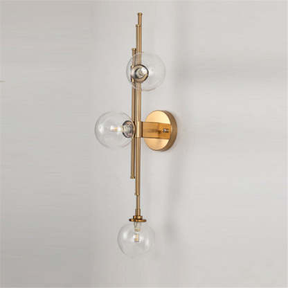 Nordic Simple 3 Heads Ball Wall Sconce -Homdiy