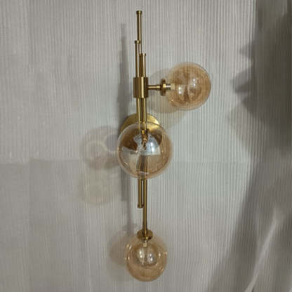 Nordic Simple 3 Heads Ball Wall Sconce -Homdiy