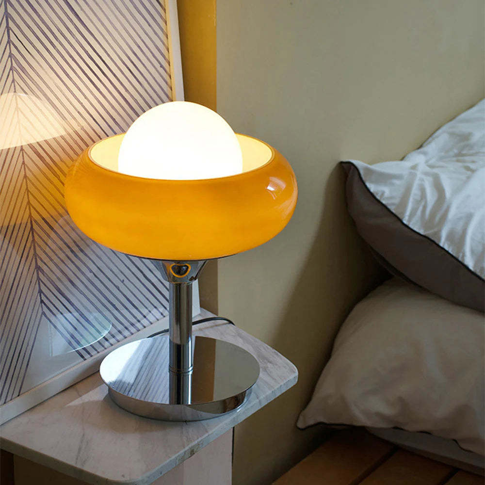 Retro Bauhaus Egg Shaped Living Room Floor Lamp -Homdiy