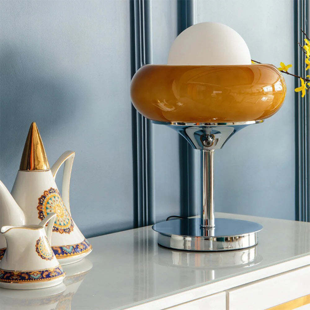 Retro Bauhaus Egg Shaped Living Room Floor Lamp -Homdiy