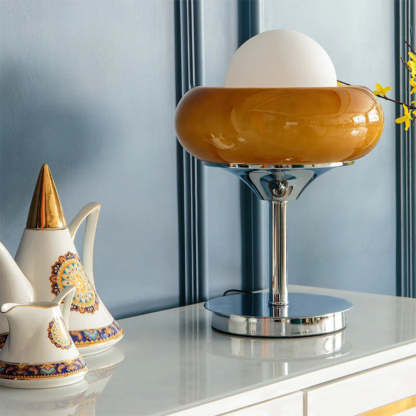 Retro Bauhaus Egg Shaped Living Room Floor Lamp -Homdiy