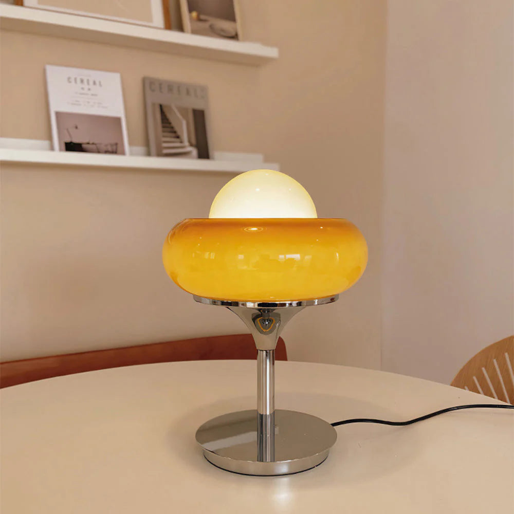 Retro Bauhaus Egg Shaped Living Room Floor Lamp -Homdiy