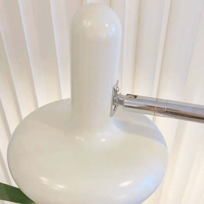 Vintage Bauhaus Two Heads Glass Flying Disc Floor Lamp -Homdiy