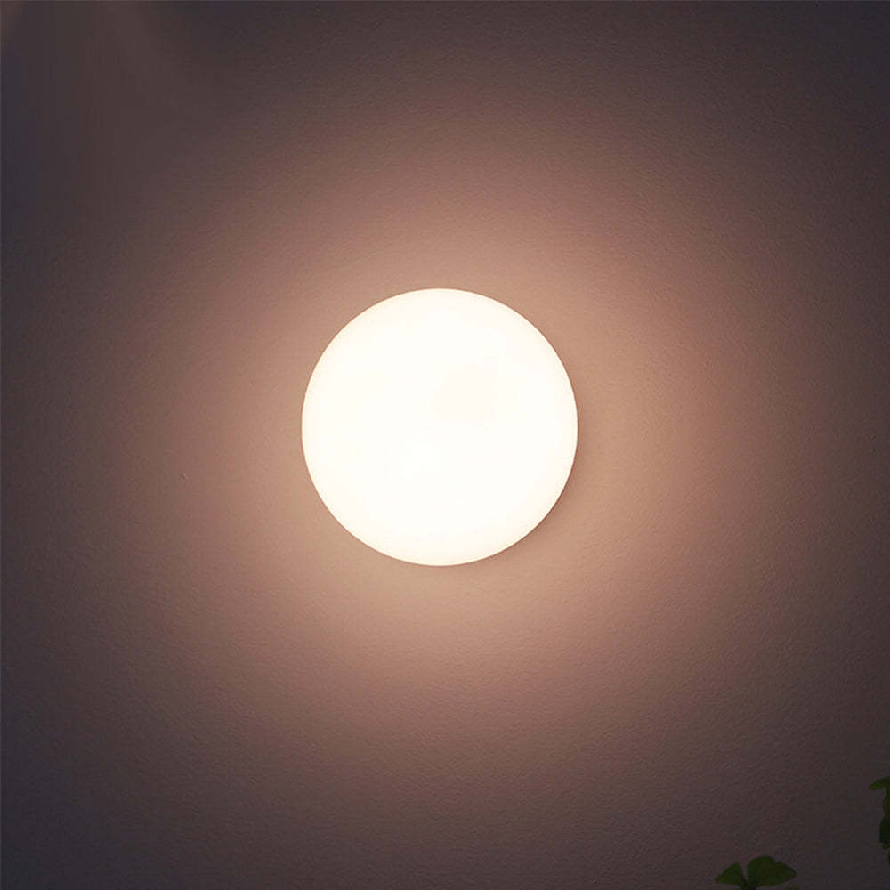 Modern Minimalist Glass 1-Light Wall Lamp -Homdiy