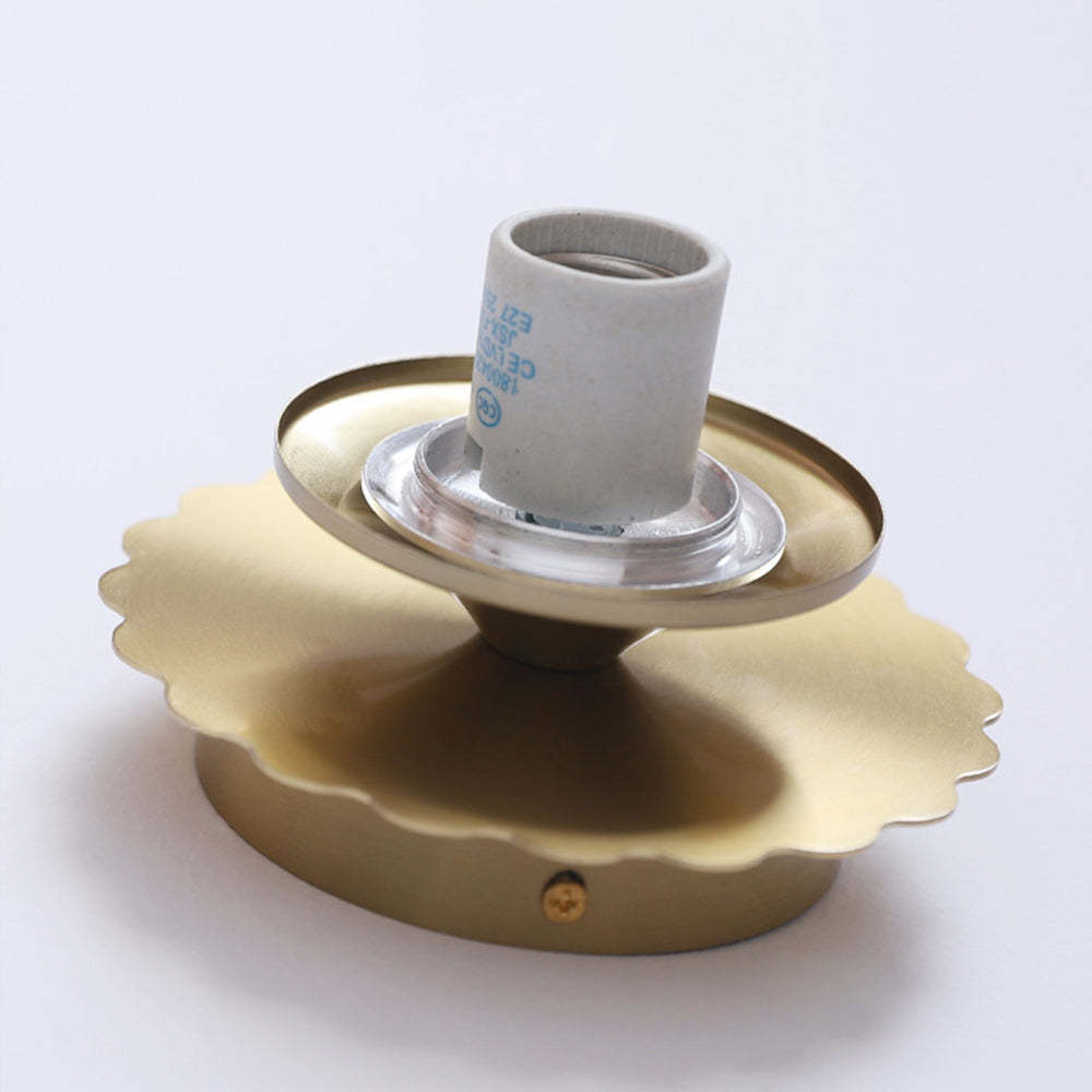 Modern Minimalist Glass 1-Light Wall Lamp -Homdiy