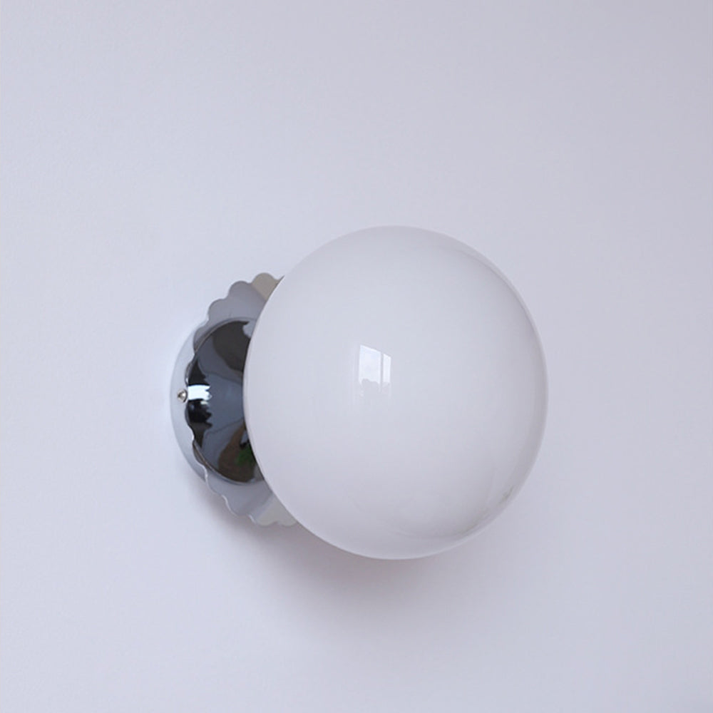 Modern Minimalist Glass 1-Light Wall Lamp -Homdiy