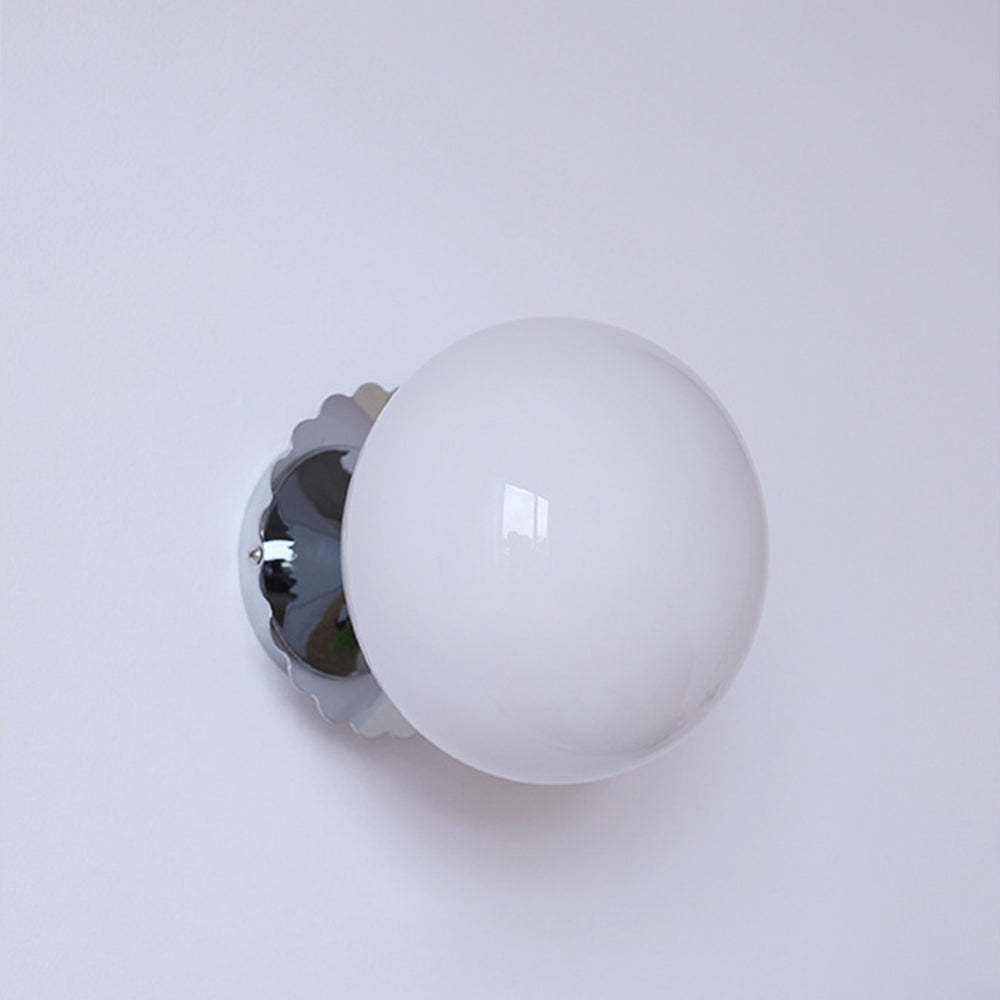 Modern Minimalist Glass 1-Light Wall Lamp -Homdiy