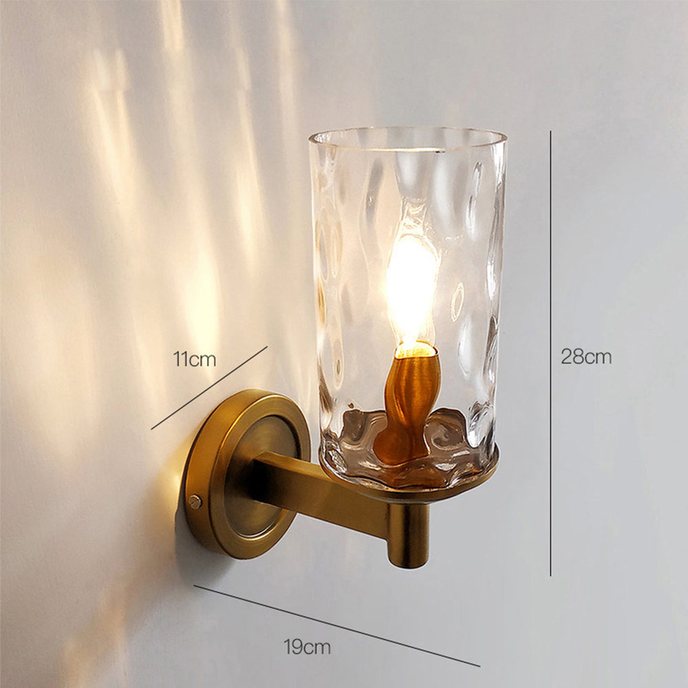 Classic Retro Glass Wall Sconce -Homdiy