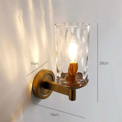 Classic Retro Glass Wall Sconce -Homdiy