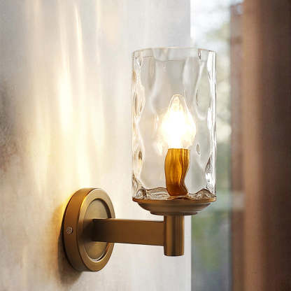 Classic Retro Glass Wall Sconce -Homdiy