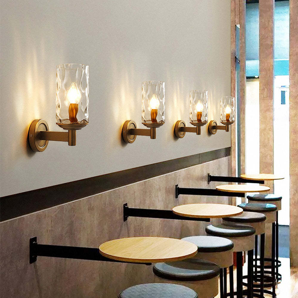 Classic Retro Glass Wall Sconce -Homdiy