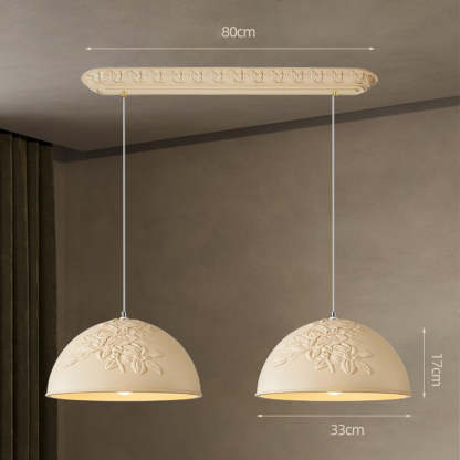 French Style Resin Pendant Lamp Fixture -Homdiy