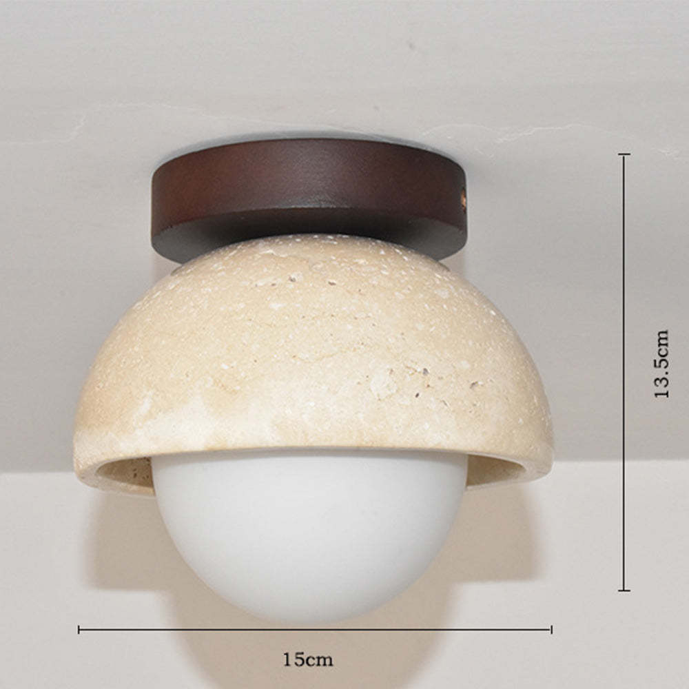 Retro Mid-Century Cream Entrance Wall light -Homdiy