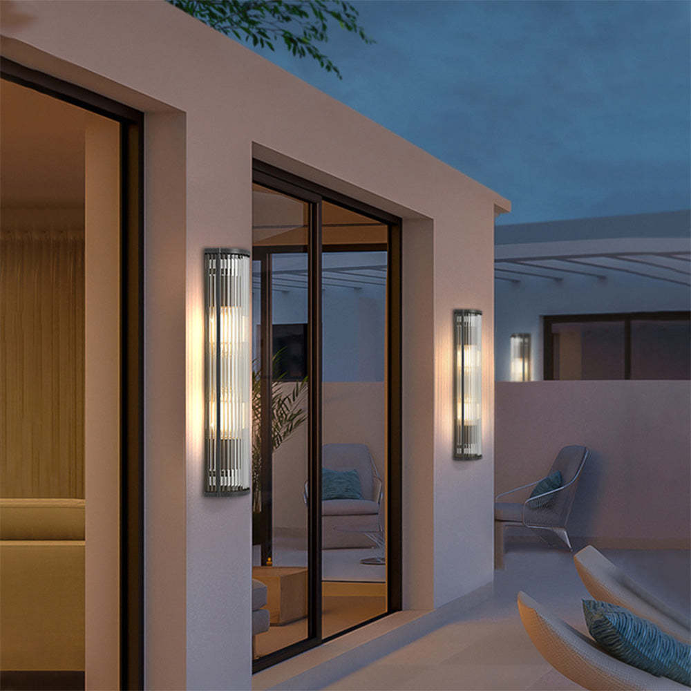 Modern Geometric Acrylic Outdoor Wall Light -Homdiy