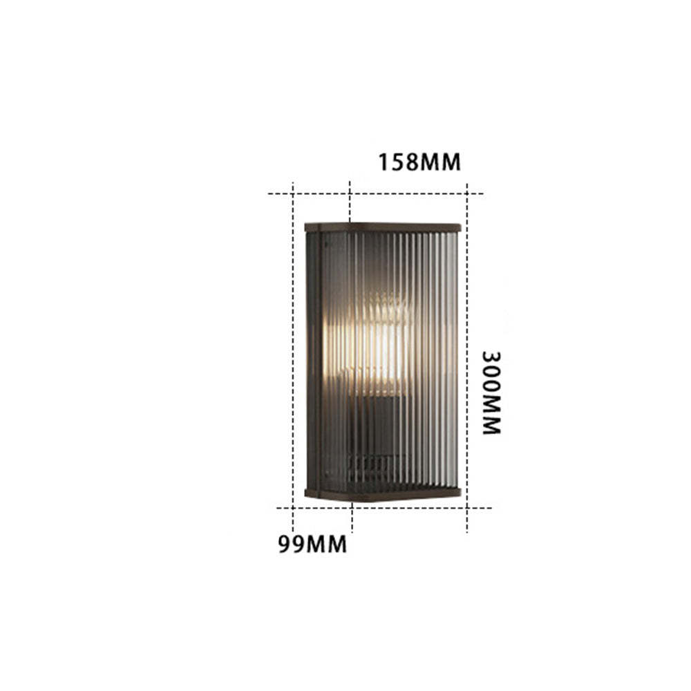 Modern Geometric Acrylic Outdoor Wall Light -Homdiy