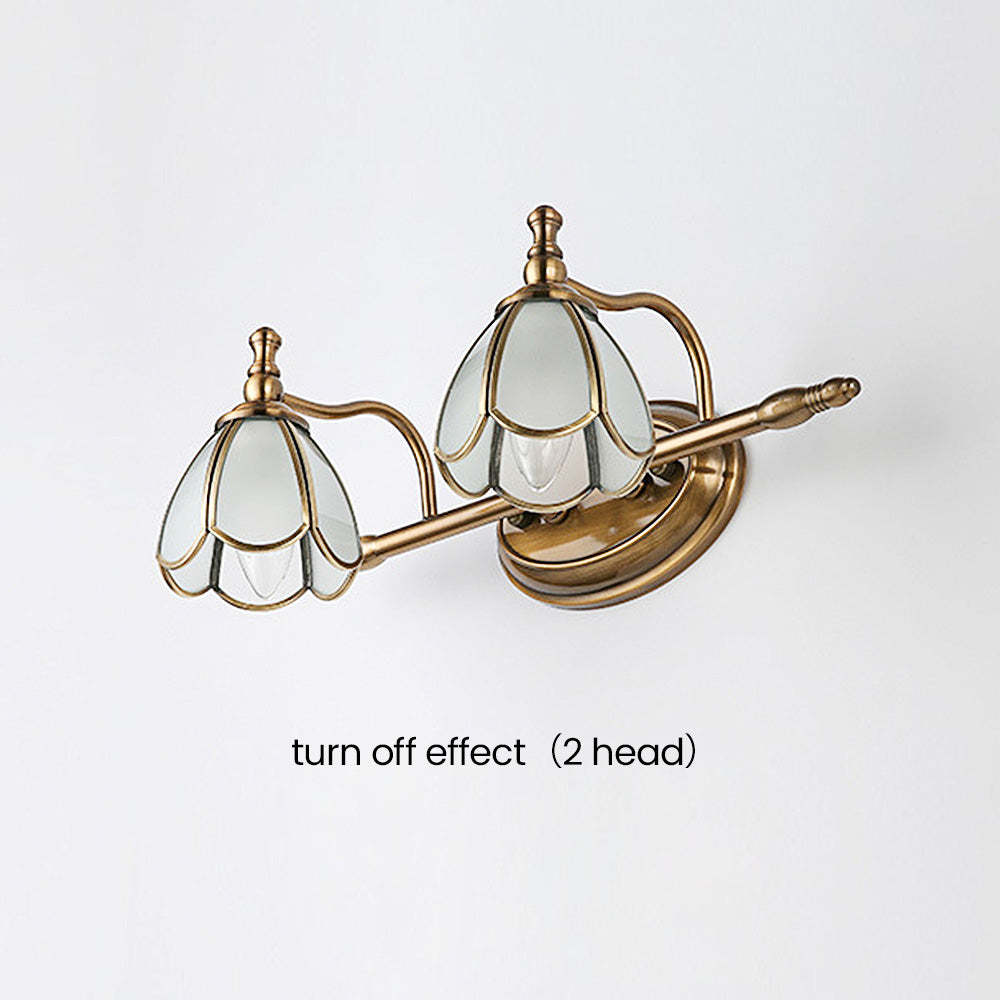 Vintage French Multi-Heads Gold Bathroom Vanity Wall Lights -Homdiy