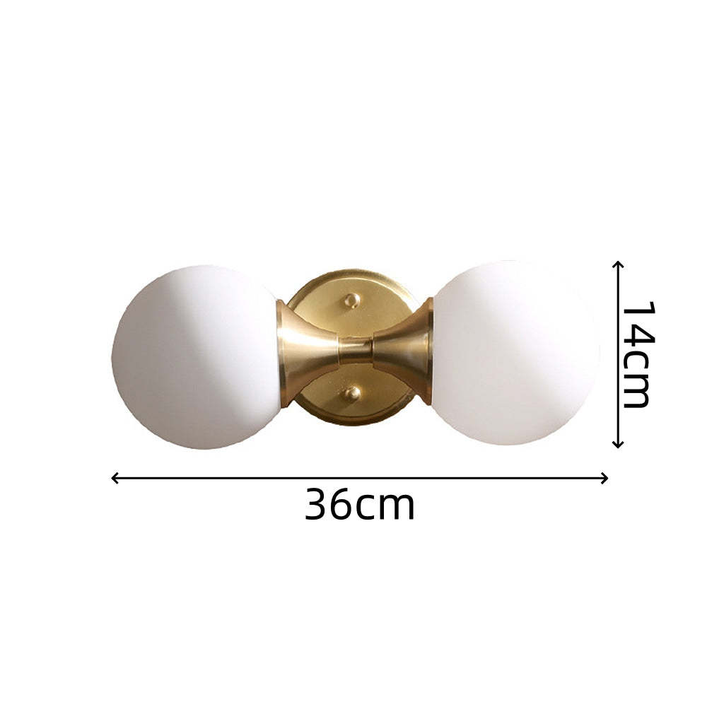 Retro Classic Brass Bathroom Vanity Wall Lights -Homdiy