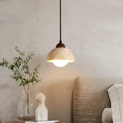 Industrial Natural Stone Mini Pendant Light