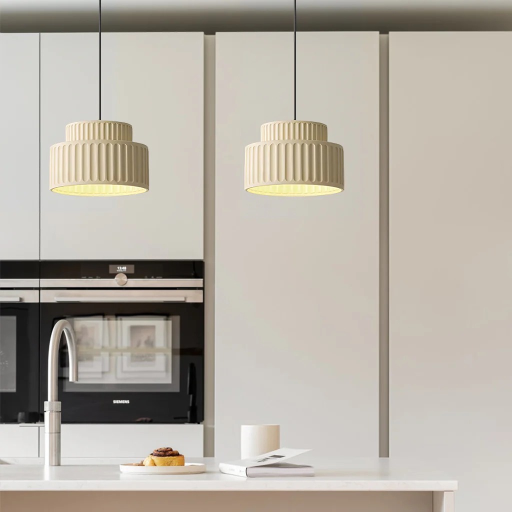 Wabi Sabi Plug-in Cream Dining Room Pendant Light