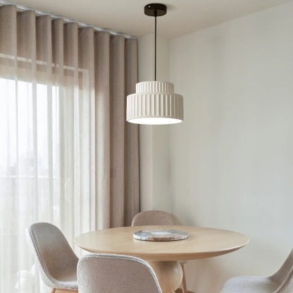 Wabi Sabi Plug-in Cream Dining Room Pendant Light