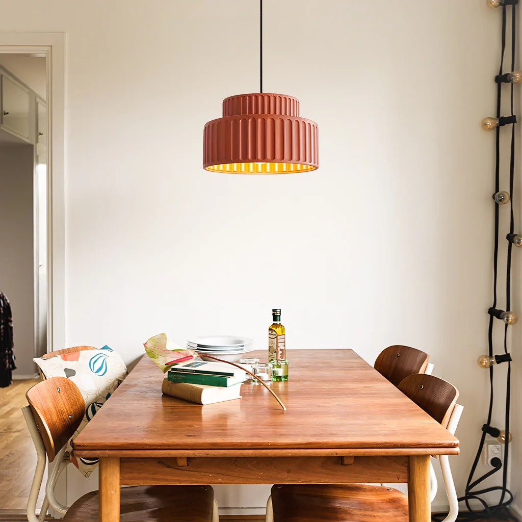 Wabi Sabi Plug-in Cream Dining Room Pendant Light