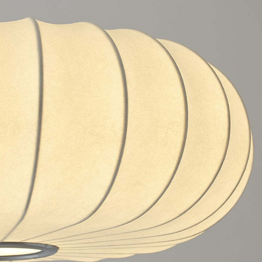 Modern Fabric Drum Pendant Hanging Light -Homdiy