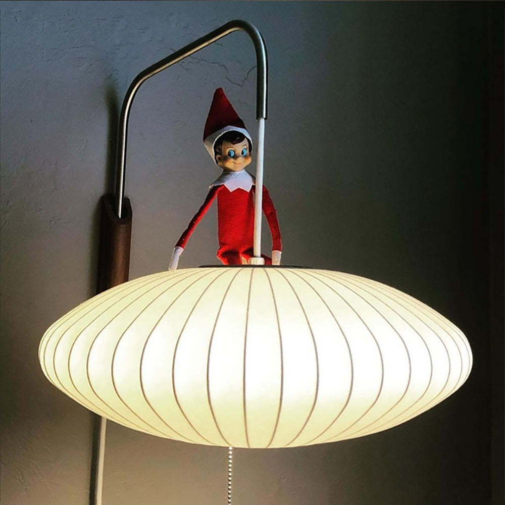 Wabi-sabi Lantern Silk Wall Sconces -Homdiy