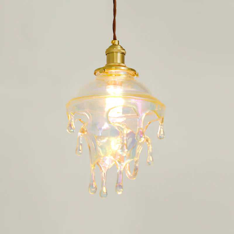 Vintage Colorful Water Drop Pendant Light -Homdiy