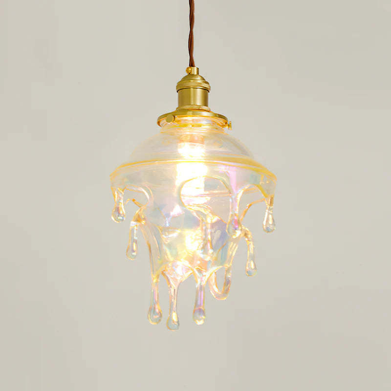 Vintage Colorful Water Drop Pendant Light -Homdiy