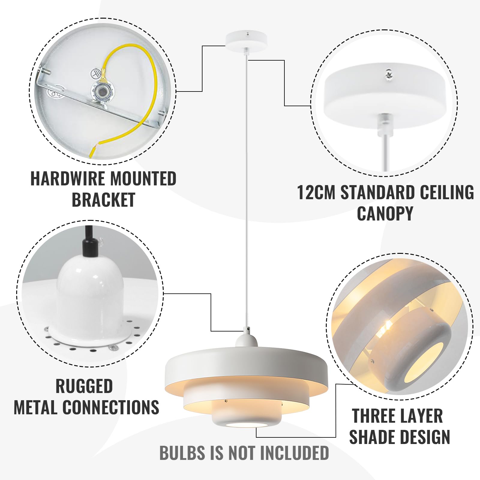 Homdiy Pendant Light Medieval Iron Retro Single Bauhaus