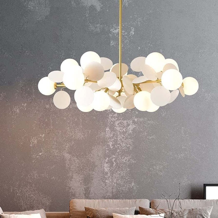 Design Multicolored Flower Branch Chandelier for Living Room -Homdiy