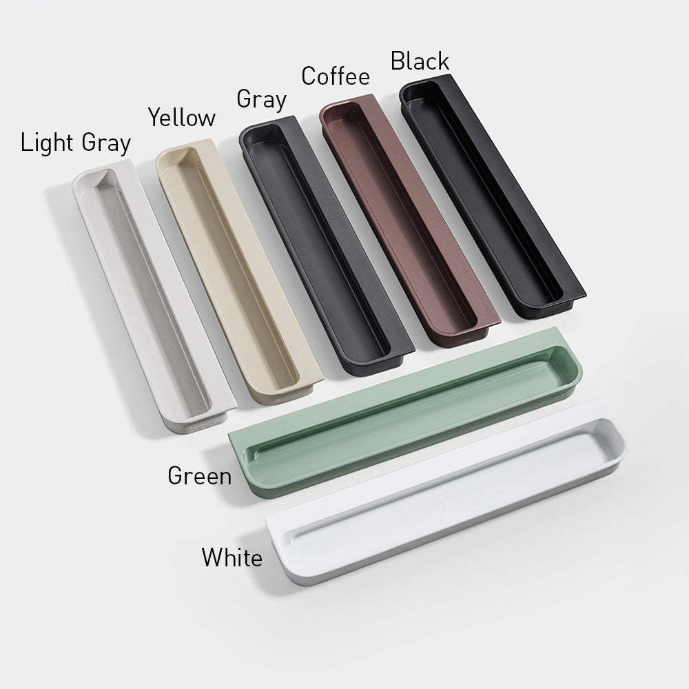 Rounded Corners Modern Multi-color Recessed Handles