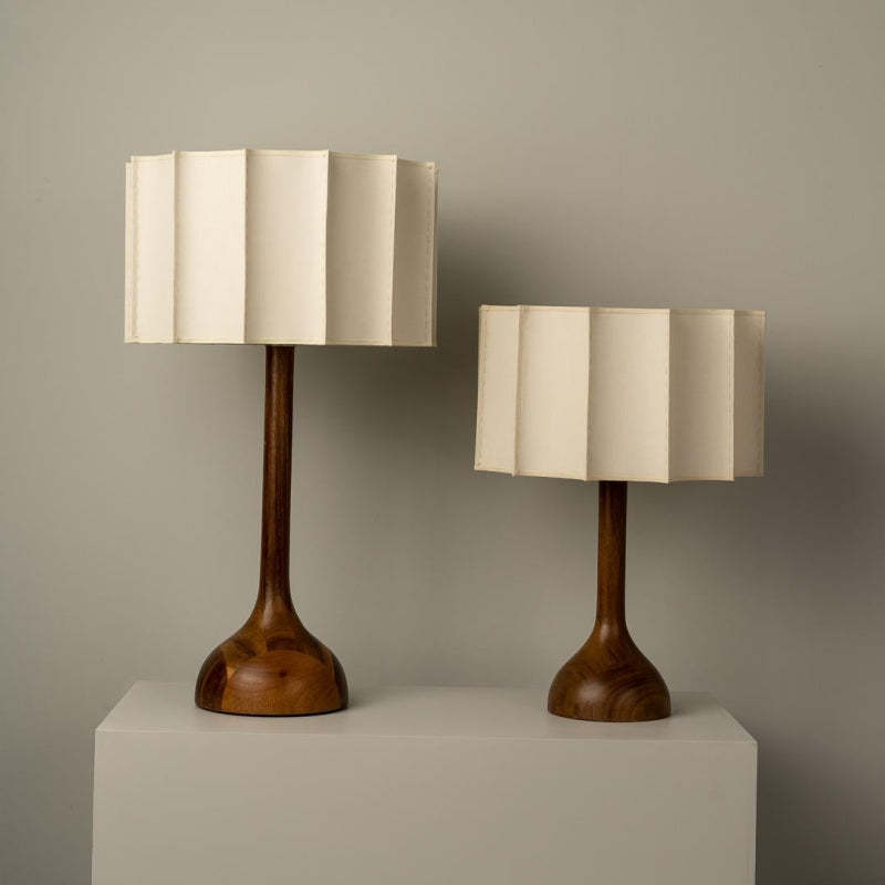 Wabi Sabi Designer Wood Table Lamp -Homdiy