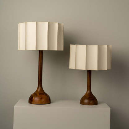 Wabi Sabi Designer Wood Table Lamp -Homdiy