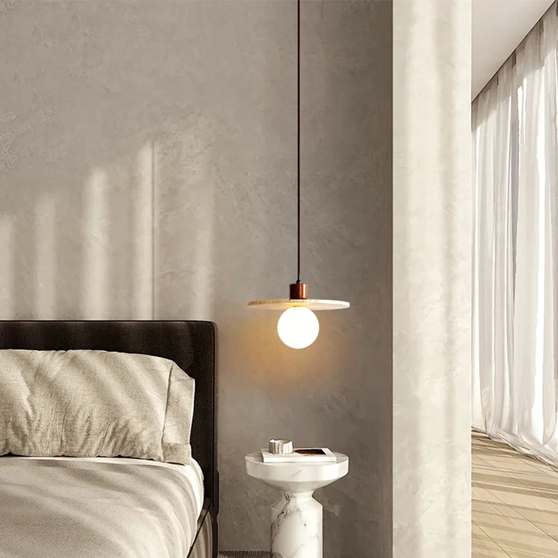 Industrial Natural Stone Mini Pendant Light