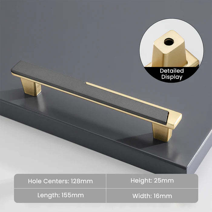 Zinc Alloy Modern Cabinet Handles Drawer Pulls for Kitchen -Homdiy