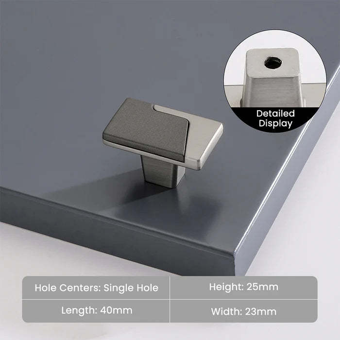 Zinc Alloy Modern Cabinet Handles Drawer Pulls for Kitchen -Homdiy